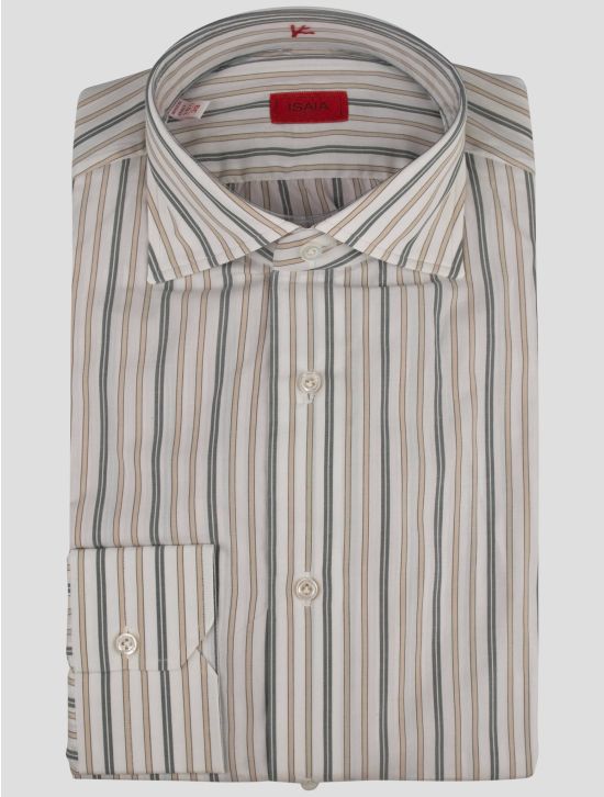 Isaia Isaia Multicolor Cotton Shirt Multicolor 000