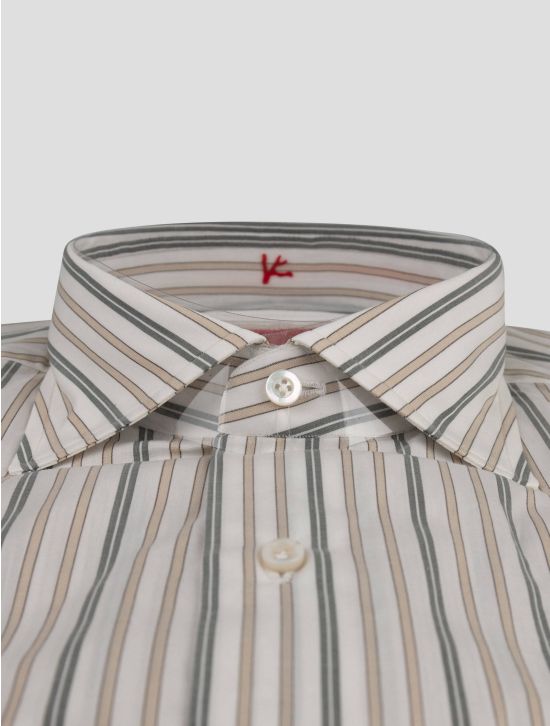 Isaia Isaia Multicolor Cotton Shirt Multicolor 001