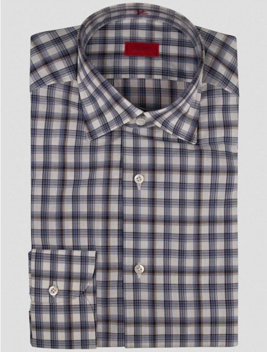 Isaia Isaia Multicolor Cotton Shirt Multicolor 000