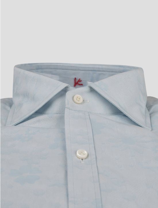 Isaia Isaia Light Blue Cotton Shirt Light Blue 001