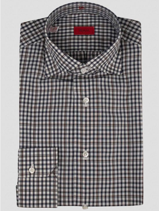 Isaia Isaia Multicolor Cotton Shirt Multicolor 000