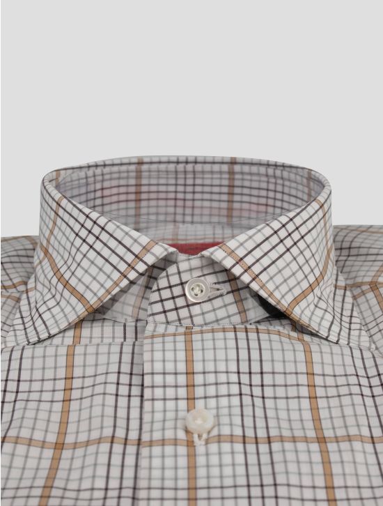 Isaia Isaia Multicolor Cotton Shirt Multicolor 001