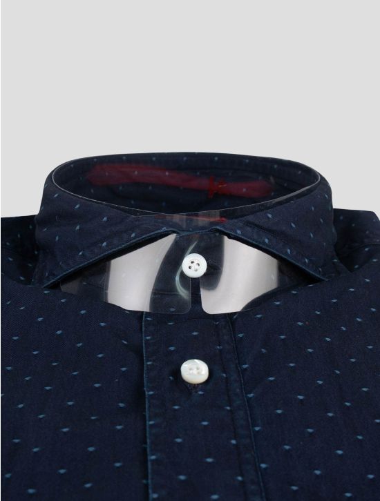 Isaia Isaia Blue Cotton Shirt Blue 001