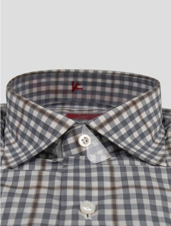 Isaia Isaia Multicolor Cotton Shirt Multicolor 001