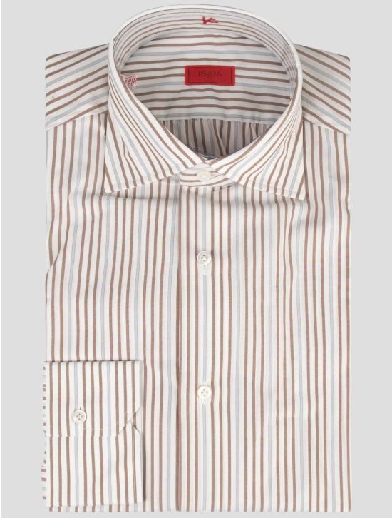 Isaia Isaia Multicolor Cotton Shirt Multicolor 000