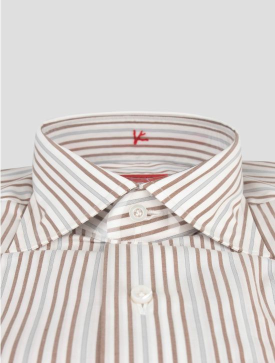 Isaia Isaia Multicolor Cotton Shirt Multicolor 001