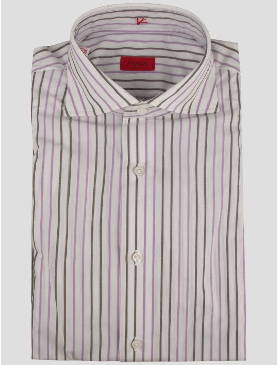 Isaia Isaia Multicolor Cotton Shirt Multicolor 000