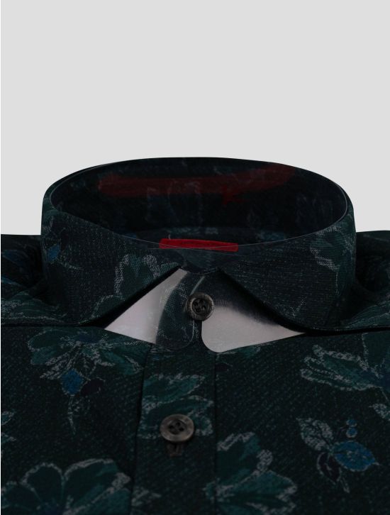 Isaia Isaia Green Cotton Shirt Green 001