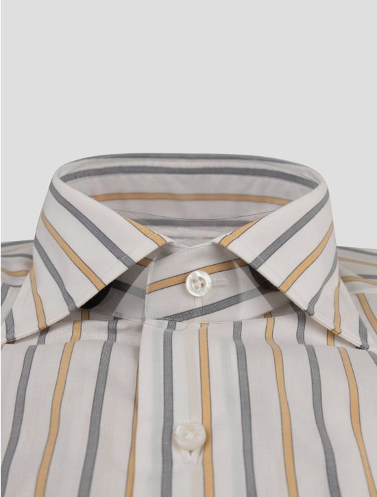 Isaia Isaia Multicolor Cotton Shirt Multicolor 001