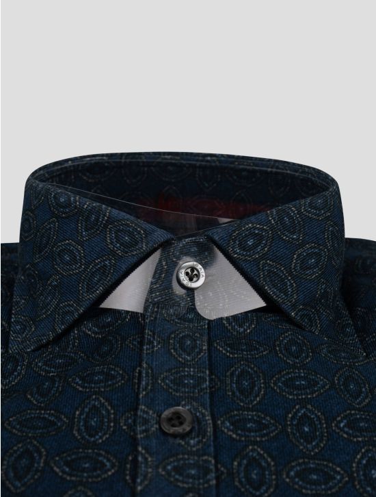 Isaia Isaia Blue Cotton Shirt Blue 001