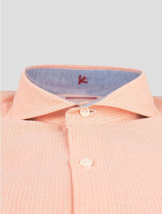 Isaia Isaia Pink Cotton Shirt Pink 001