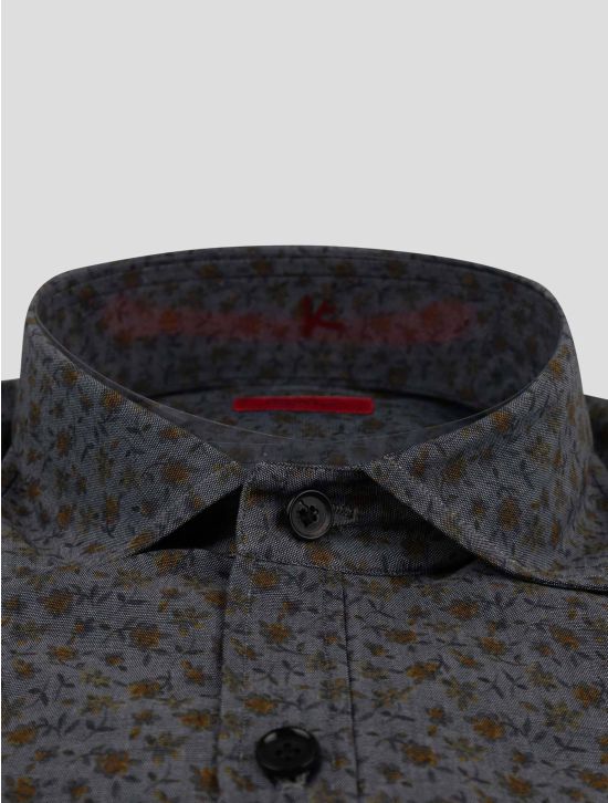 Isaia Isaia Gray Cotton Shirt Gray 001