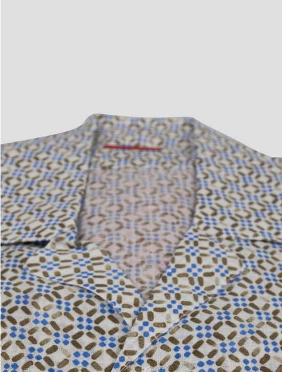 Isaia Isaia Multicolor Linen Shirt Multicolor 001