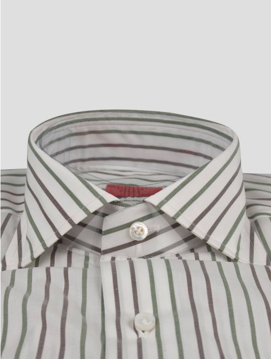 Isaia Isaia Multicolor Cotton Shirt Multicolor 001