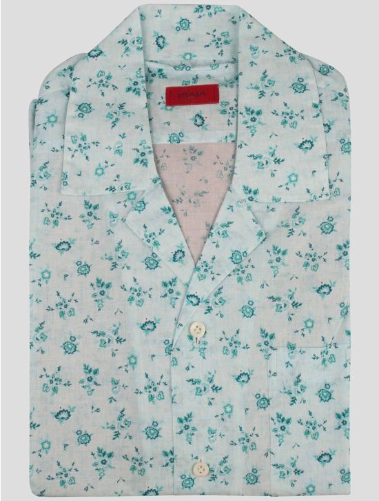 Isaia Isaia Light Blue Cotton Shirt Light Blue 000