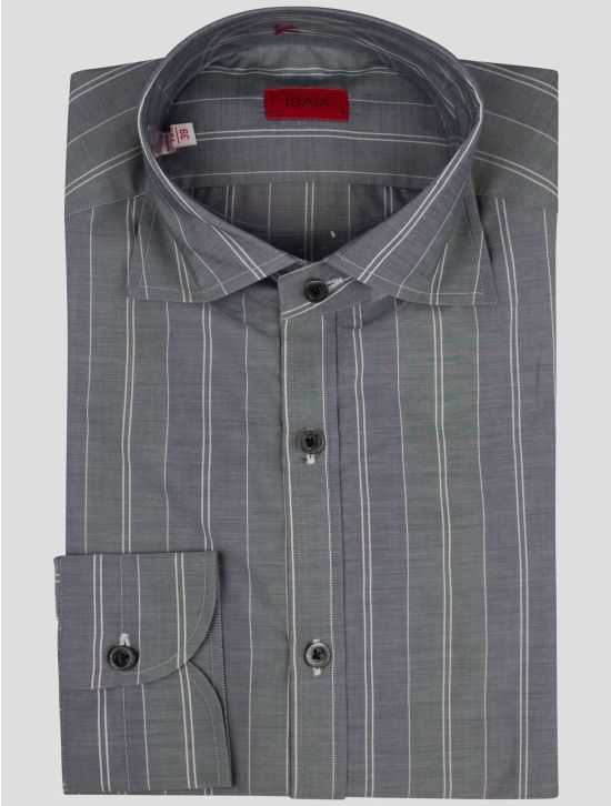 Isaia Isaia Multicolor Cotton Shirt Multicolor 000