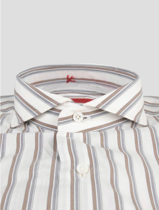 Isaia Isaia Multicolor Cotton Shirt Multicolor 001