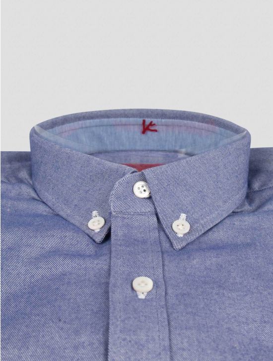 Isaia Isaia Blue Cotton Shirt Blue 001