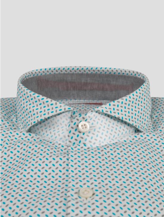 Isaia Isaia Multicolor Cotton Shirt Multicolor 001