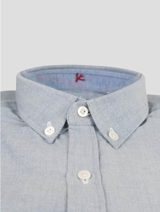 Isaia Isaia Light Blue Cotton Shirt Light Blue 001