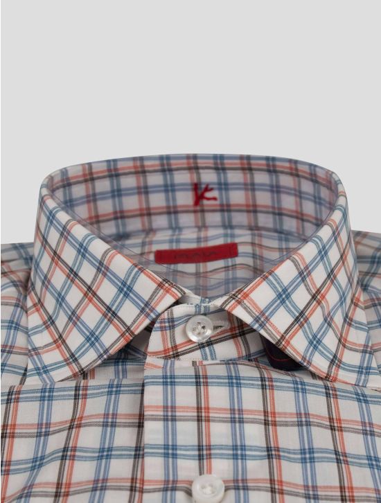 Isaia Isaia Multicolor Cotton Shirt Multicolor 001