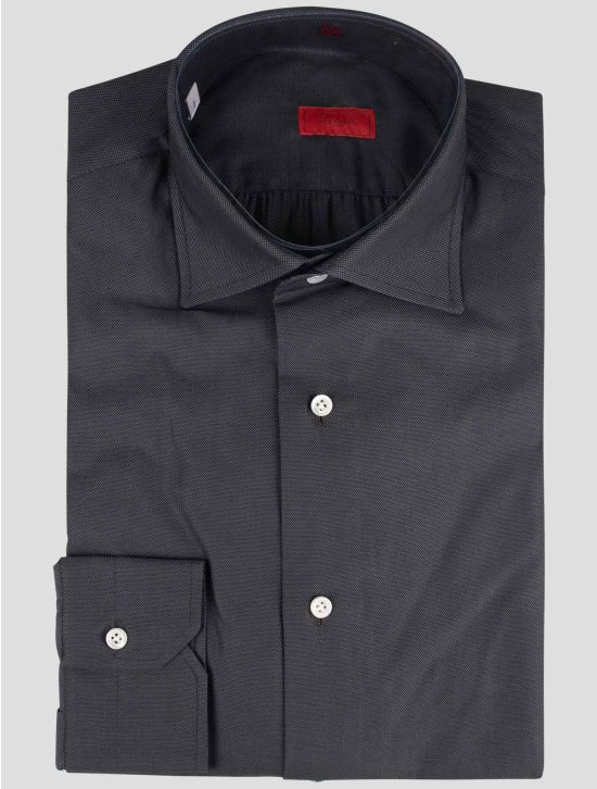 Isaia Isaia Gray Cotton Shirt Gray 000