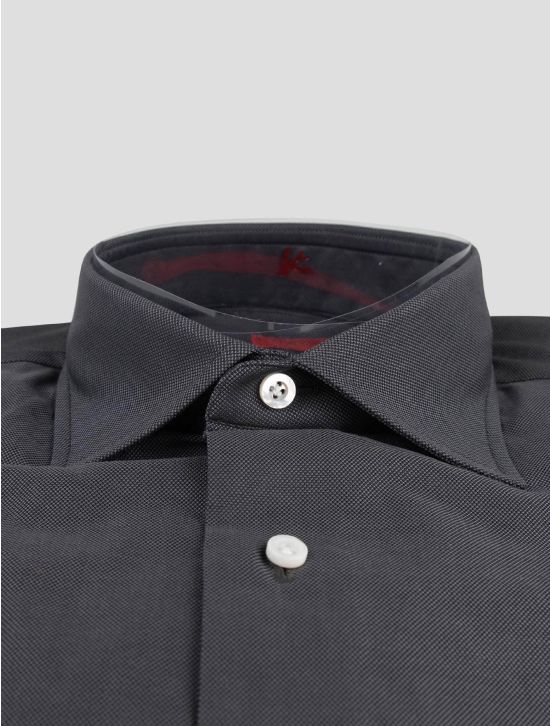 Isaia Isaia Gray Cotton Shirt Gray 001