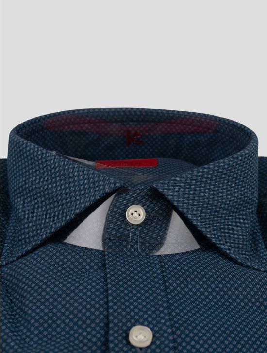 Isaia Isaia Blue Cotton Shirt Blue 001