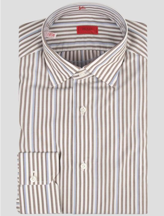 Isaia Isaia Multicolor Cotton Shirt Multicolor 000