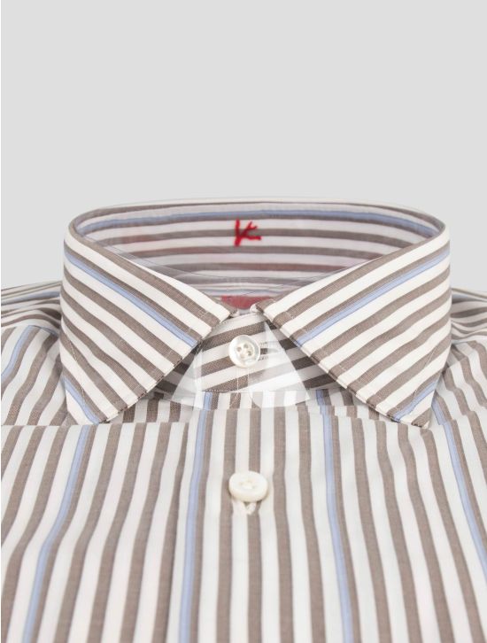 Isaia Isaia Multicolor Cotton Shirt Multicolor 001