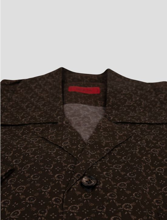 Isaia Isaia Brown Cotton Shirt Brown 001