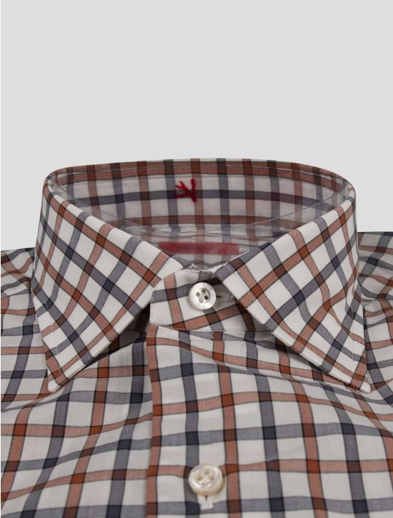 Isaia Isaia Multicolor Cotton Shirt Multicolor 001