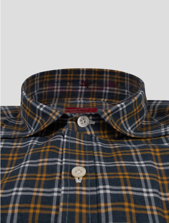 Isaia Isaia Multicolor Cotton Shirt Multicolor 001