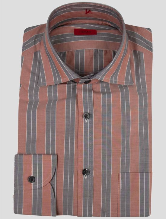 Isaia Isaia Multicolor Cotton Shirt Multicolor 000