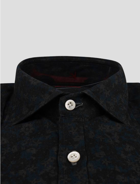 Isaia Isaia Multicolor Cotton Shirt Multicolor 001