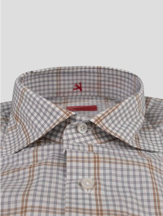 Isaia Isaia Multicolor Cotton Shirt Multicolor 001