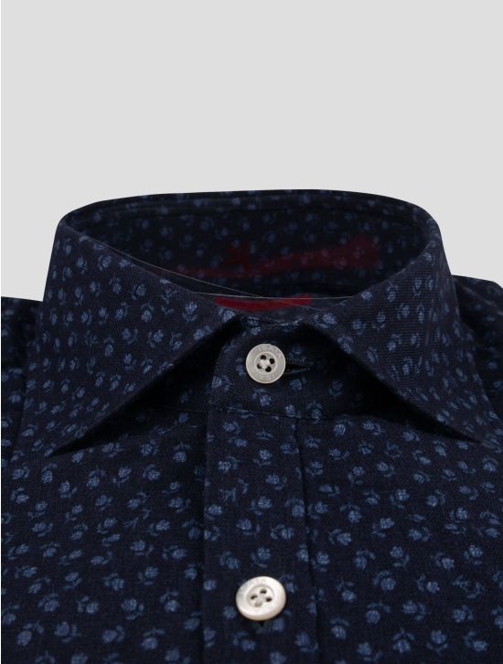 Isaia Isaia Blue Cotton Shirt Blue 001