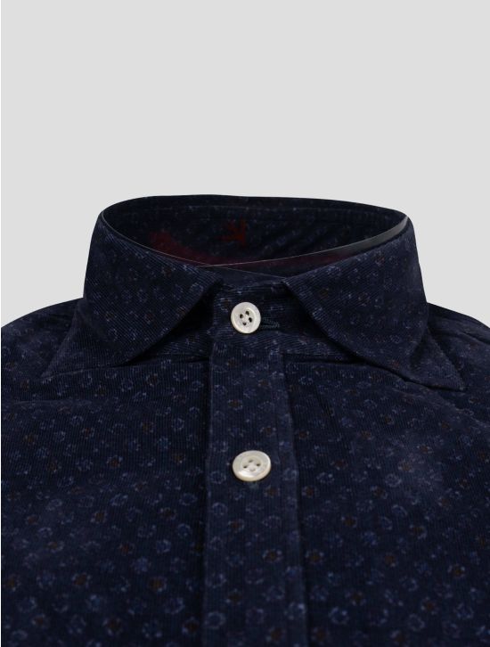 Isaia Isaia Blue Cotton Shirt Blue 001