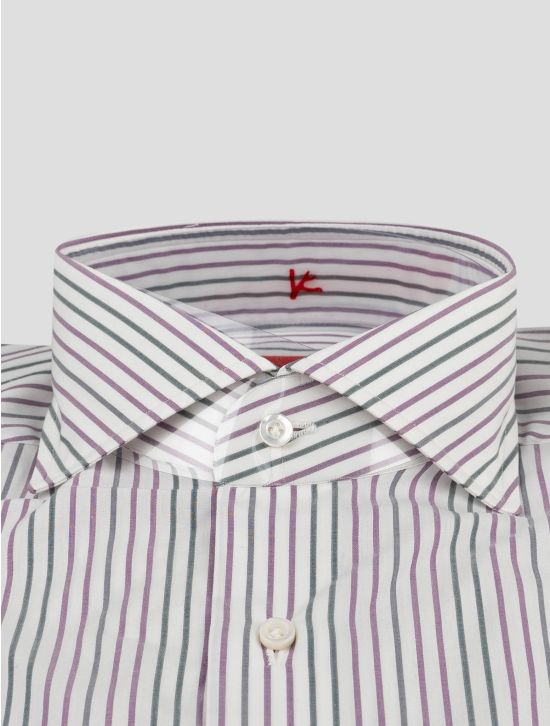 Isaia Isaia Multicolor Cotton Shirt Multicolor 001