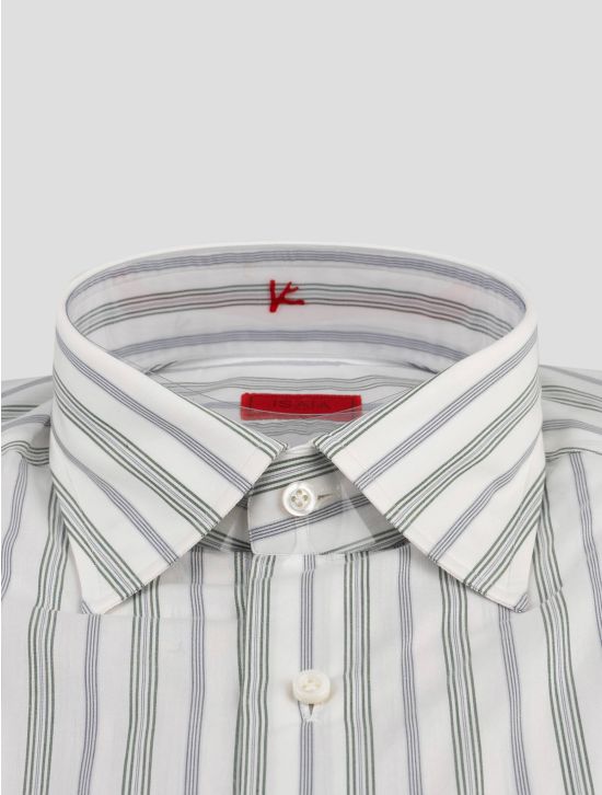 Isaia Isaia Multicolor Cotton Shirt Multicolor 001