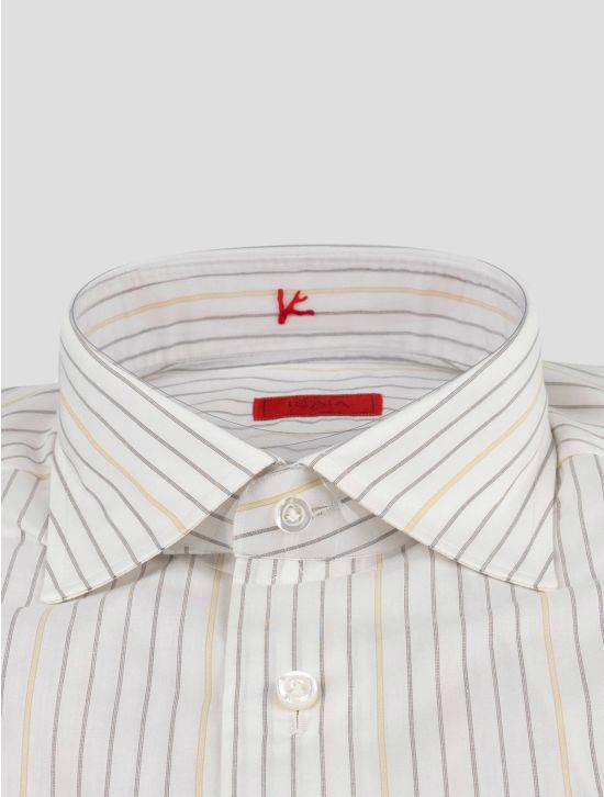 Isaia Isaia Multicolor Cotton Shirt Multicolor 001