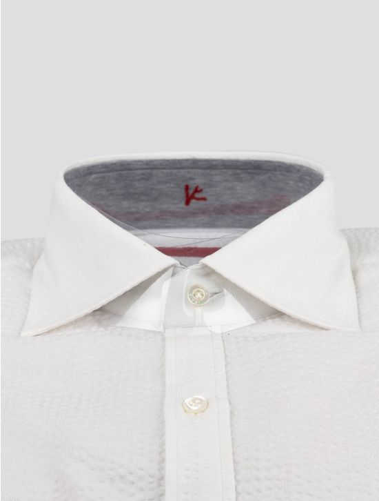 Isaia Isaia White Cotton Shirt White 001