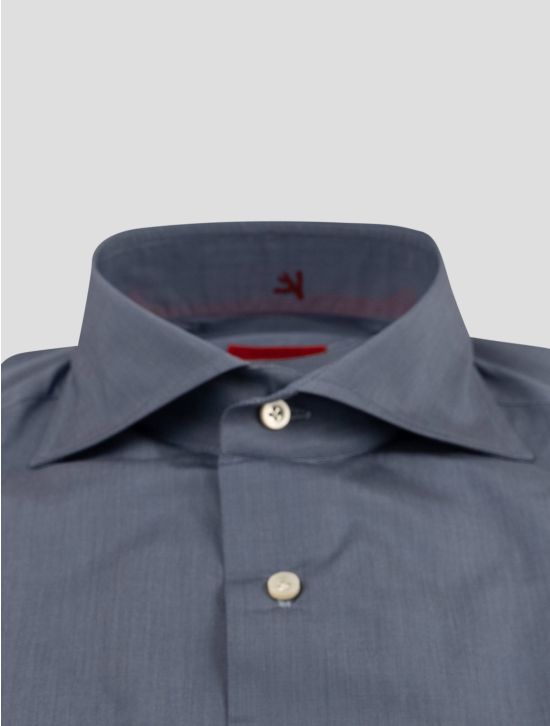 Isaia Isaia Light Blue Cotton Shirt Light Blue 001