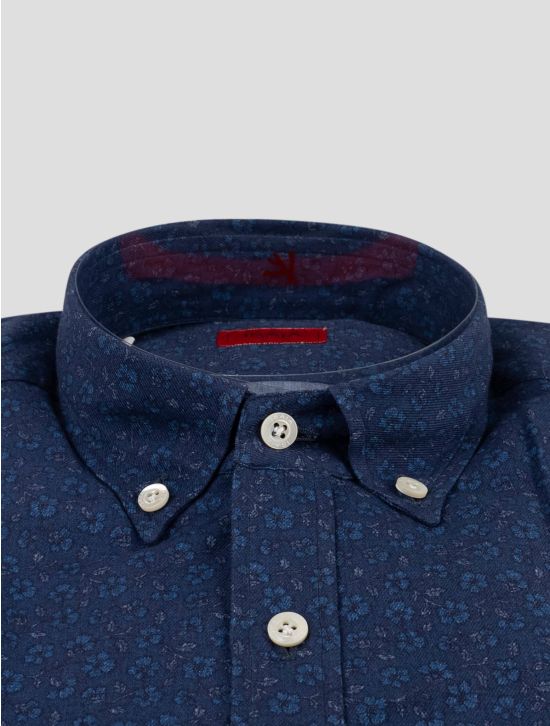 Isaia Isaia Blue Cotton Shirt Blue 001