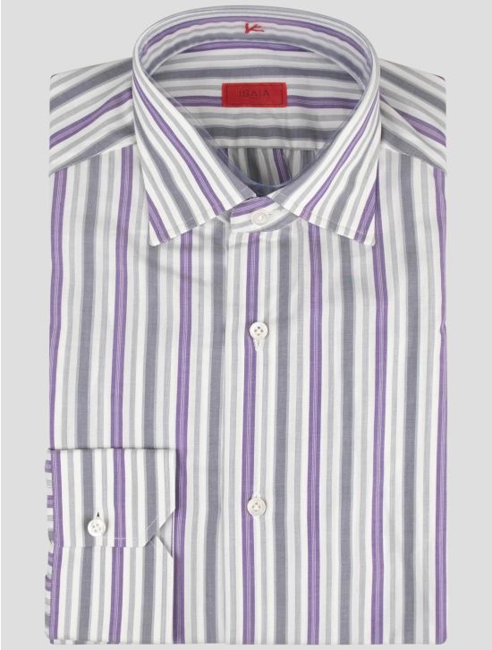 Isaia Isaia Multicolor Cotton Shirt Multicolor 000