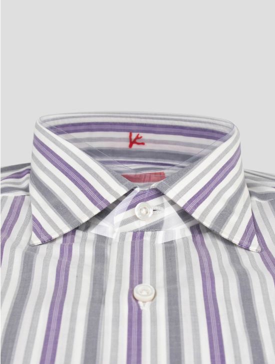 Isaia Isaia Multicolor Cotton Shirt Multicolor 001