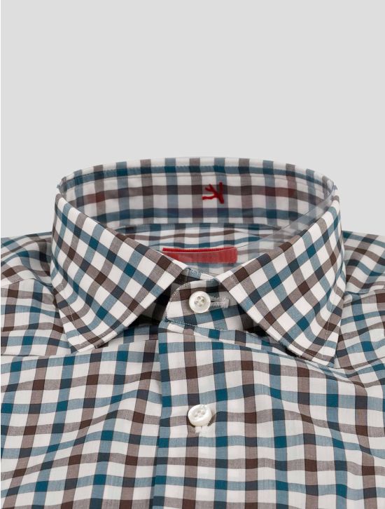 Isaia Isaia Multicolor Cotton Shirt Multicolor 001