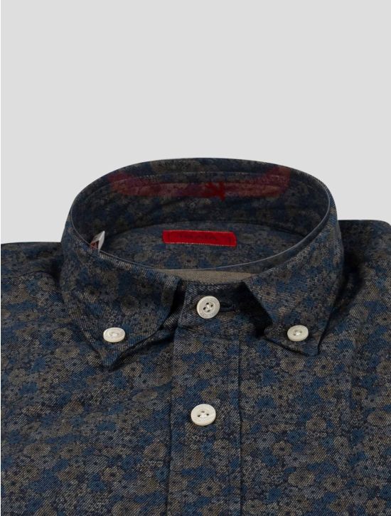 Isaia Isaia Multicolor Cotton Shirt Multicolor 001