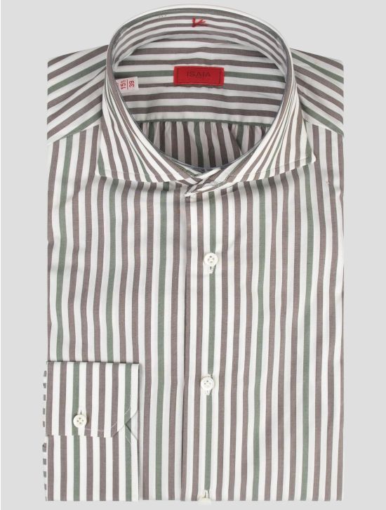 Isaia Isaia Multicolor Cotton Shirt Multicolor 000