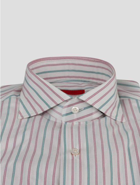 Isaia Isaia Multicolor Cotton Shirt Multicolor 001